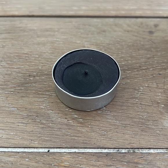 Genuine petrified wood tea light holder & decorative object natural cream black - Picture 15 of 16